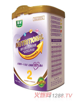 蓓親益生元蓮子奶米粉2段