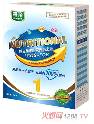 蓓親益生元淮山奶米粉1段