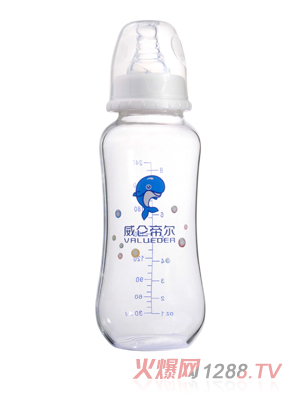威侖帝爾240ml玻璃奶瓶