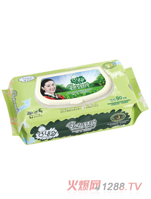 嬰奈兒ZB50嬰兒谷物精華手、口、眼部專用柔濕巾(翻蓋)80片