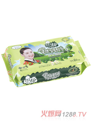 嬰奈兒ZB39嬰兒谷物精華手、口、眼部專用柔濕巾60片