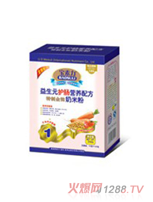 寶素力特制金裝益生元護(hù)腸奶米粉