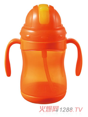 希旺握把防漏學(xué)飲杯350ml