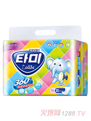 朵咪極薄超能吸嬰兒紙尿片XL20片