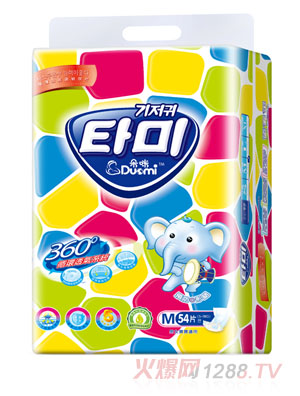 朵咪極薄超能吸嬰兒紙尿片M54片