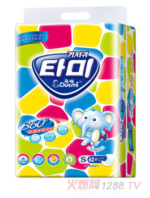 朵咪極薄超能吸嬰兒紙尿片S62片