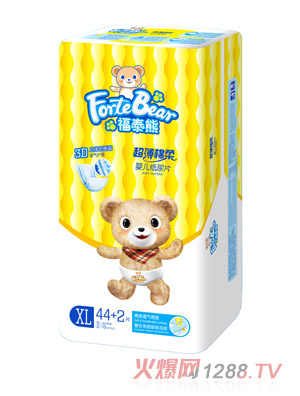 福泰熊超薄棉柔嬰兒紙尿片XL碼大片