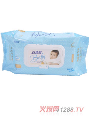 自然醒嬰幼兒濕巾（男款）80片
