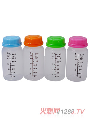 喂嗨皮140ml4只裝標口PP母乳儲奶瓶