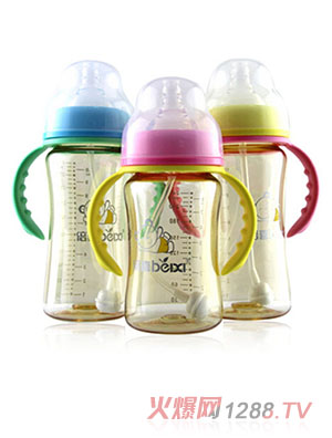 倍喜寬口弧形PPSU奶瓶240ML