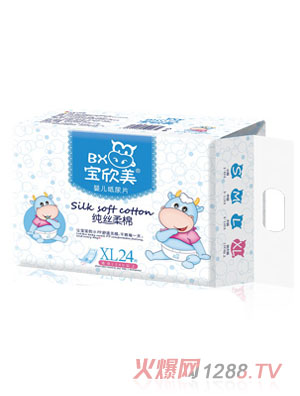 寶欣美-紙尿片純絲柔棉XL24