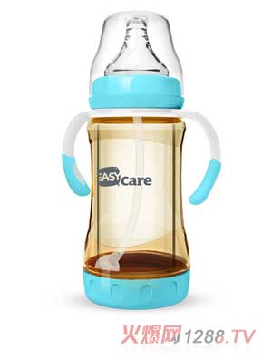 伊斯卡爾160mlPPSU安全玻璃自動奶瓶（藍(lán)）