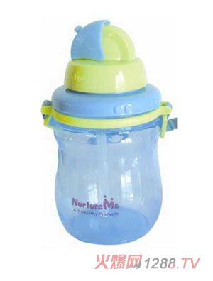 樂其耳嬰幼兒學(xué)飲杯藍(lán)色