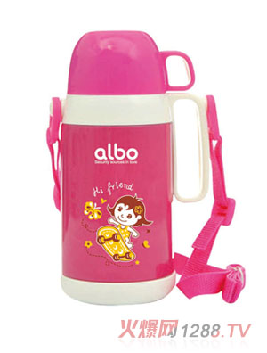 愛(ài)樂(lè)寶 400ml兒童真空水壺粉