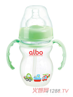 愛(ài)樂(lè)寶210mlPP寬口葫蘆自動(dòng)奶瓶