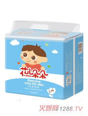 花兒朵朵嬰兒紙尿片L碼30片