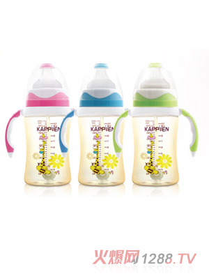 卡比恩PPSU奶瓶240ml-磨砂實感奶嘴
