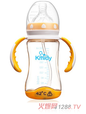 可米迪PPSU感溫自動奶瓶260ml
