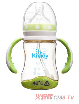 可米迪PPSU感溫自動奶瓶210ml