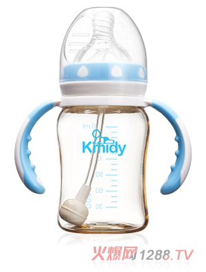 可米迪PPSU自動奶瓶180ml藍(lán)色