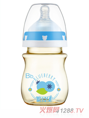 比酷熊ppsu奶瓶-藍(lán)莓圖案