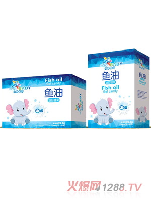 環(huán)球?qū)氊愻~(yú)油凝膠糖果