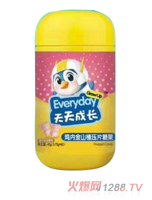 綠健園天天成長 雞內金山楂壓片糖果