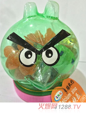 鑫納福軟糖憤怒的小鳥造型 成長(zhǎng)快樂