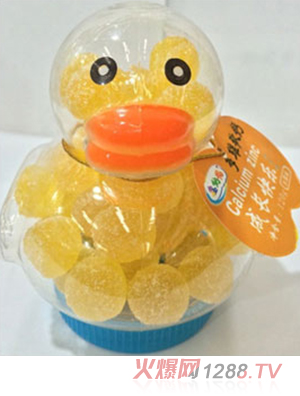 鑫納福軟糖鴨鴨造型 成長(zhǎng)快樂