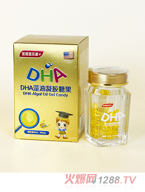 寶適寶樂愛+DHA藻油凝膠糖果