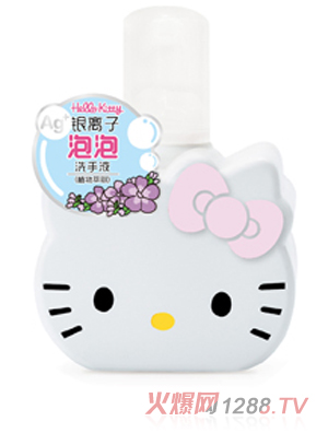 Hello Kitty初酷銀離子泡泡洗手液（植物萃?。?00ml