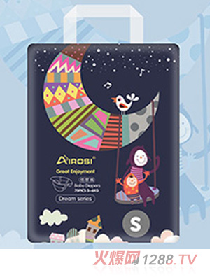 愛柔適夢(mèng)幻系列紙尿褲S