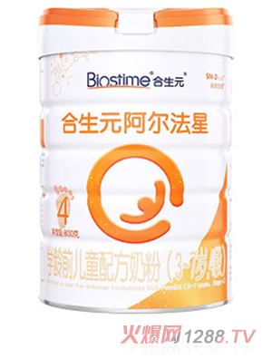合生元阿爾法星學齡前兒童配方奶粉（3-7歲，4段）