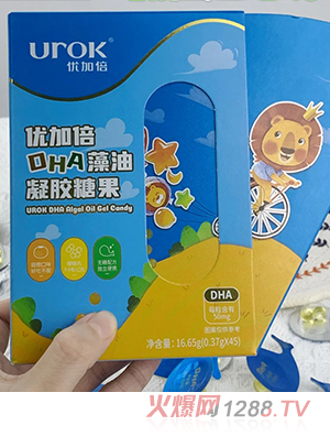 優(yōu)加倍DHA藻油凝膠糖果