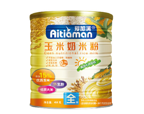 愛加滿玉米奶米粉