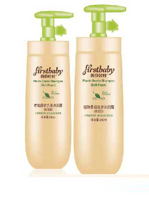 強身娃娃植物柔潤洗發(fā)沐浴露