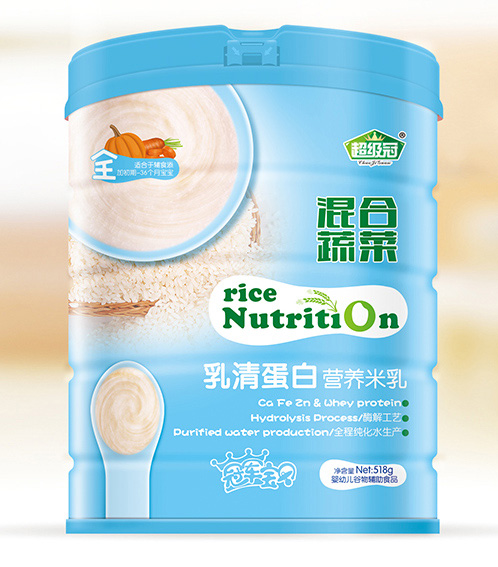 超級冠混合蔬菜乳清蛋白營養(yǎng)米乳