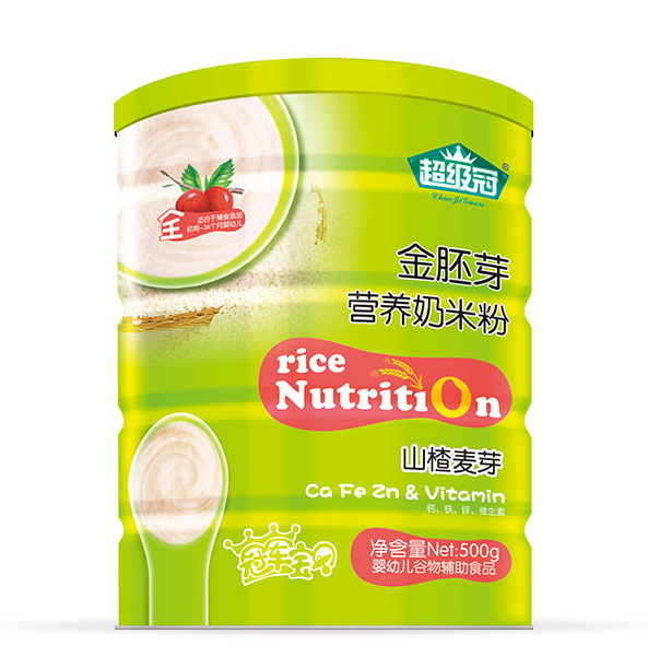 超級(jí)冠山楂麥芽營(yíng)養(yǎng)奶米粉500克