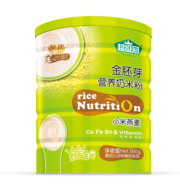 超級(jí)冠小米燕麥營(yíng)養(yǎng)奶米粉500克