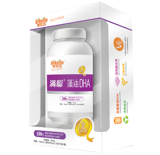 利貝樂滿聰孕產婦復合藻油DHA軟膠囊