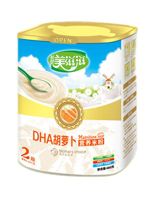 美滋滋DHA胡蘿卜營養(yǎng)米粉